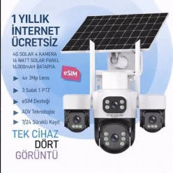 4LENS ESİM VE SİMKART DESTEKLİ SOLAR KAMERA (1 YİLLİK İNTERNET ÜCRETSİZ)