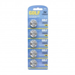GOLF Pil Düğme 2025 3V 5Li Paket