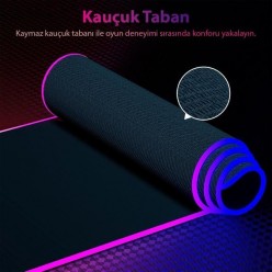 PowerMaster PM-25114 XL RGB Gaming Mouse Pad 14 Modlu