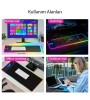 PowerMaster PM-25115 XL RGB Gaming Mouse Pad Wireless Telefon Şarj Destekli 14 Modlu