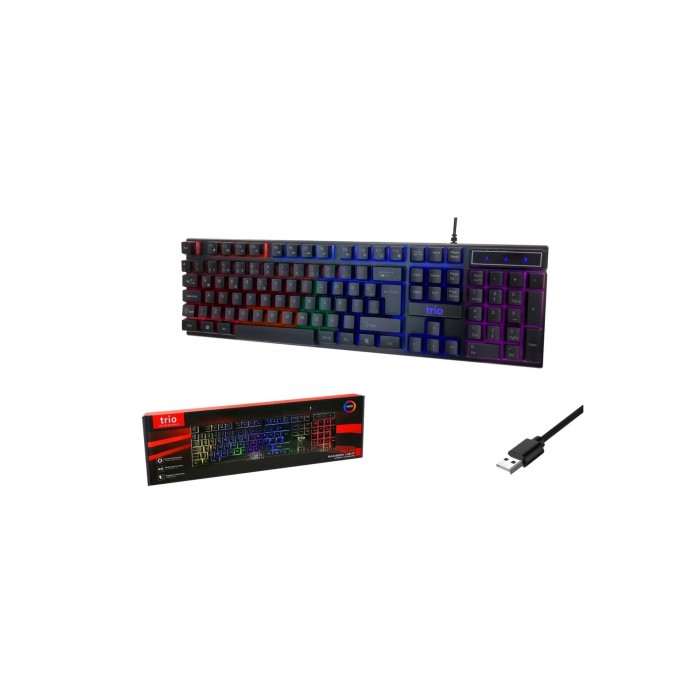 TRİO TRK105 KABLOLU IŞIKLI OYUNCU KLAVYESİ TRİO TRK105 KABLOLU IŞIKLI OYUNCU KLAVYESİ